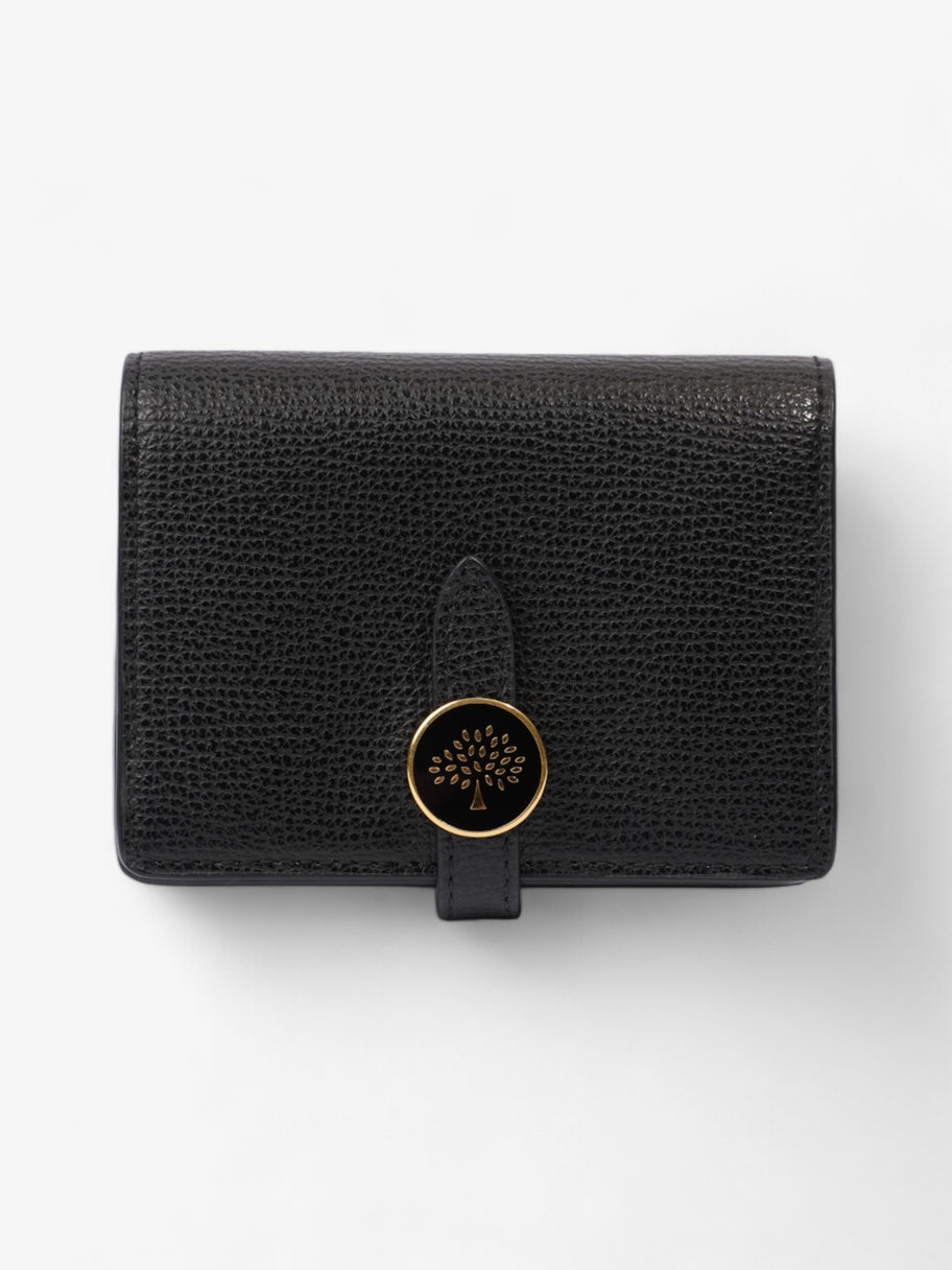 Mulberry Fold Over Wallet Black / Gold Leather Image 1