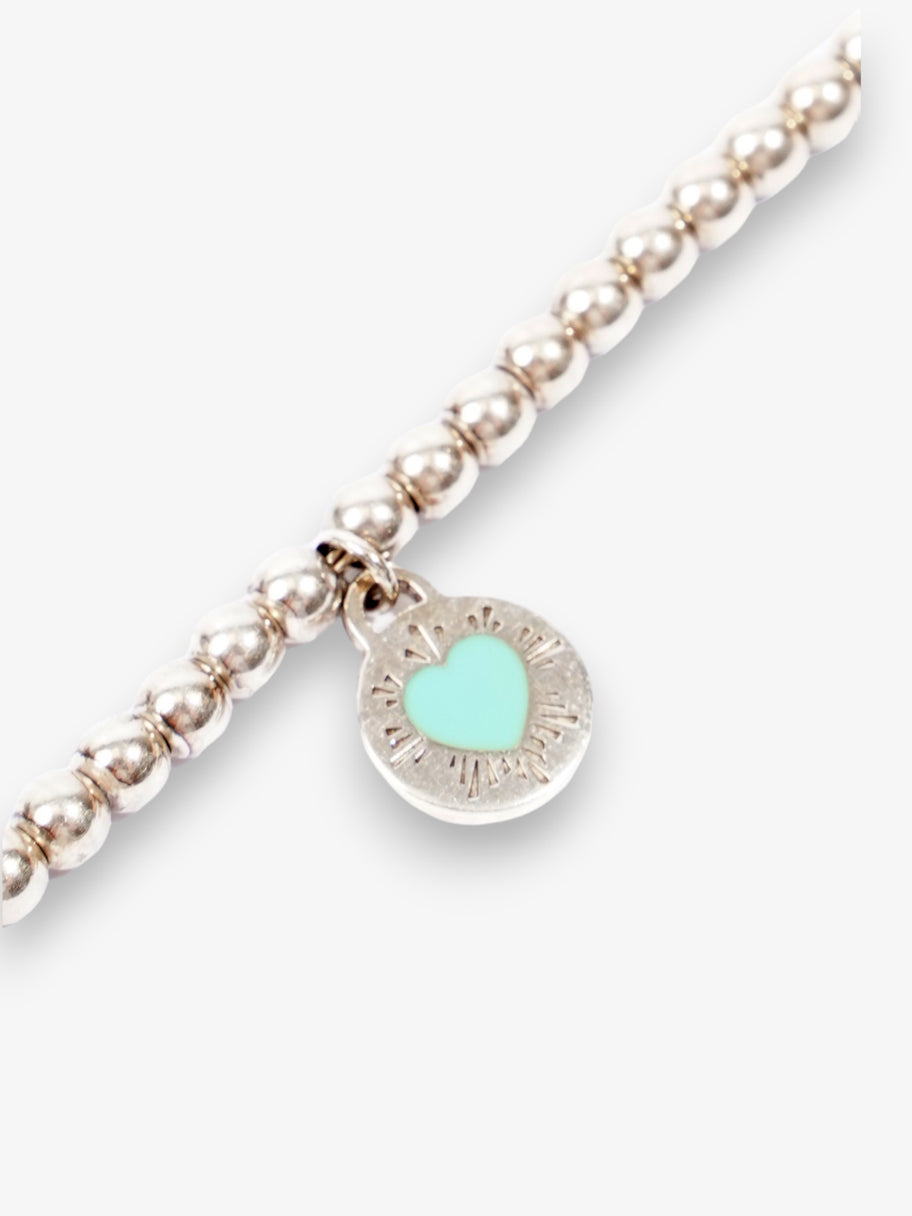 Return To Tiffany Heart Charm Bracelet Silver / Tiffany Blue Heart Silver Sterling Image 3