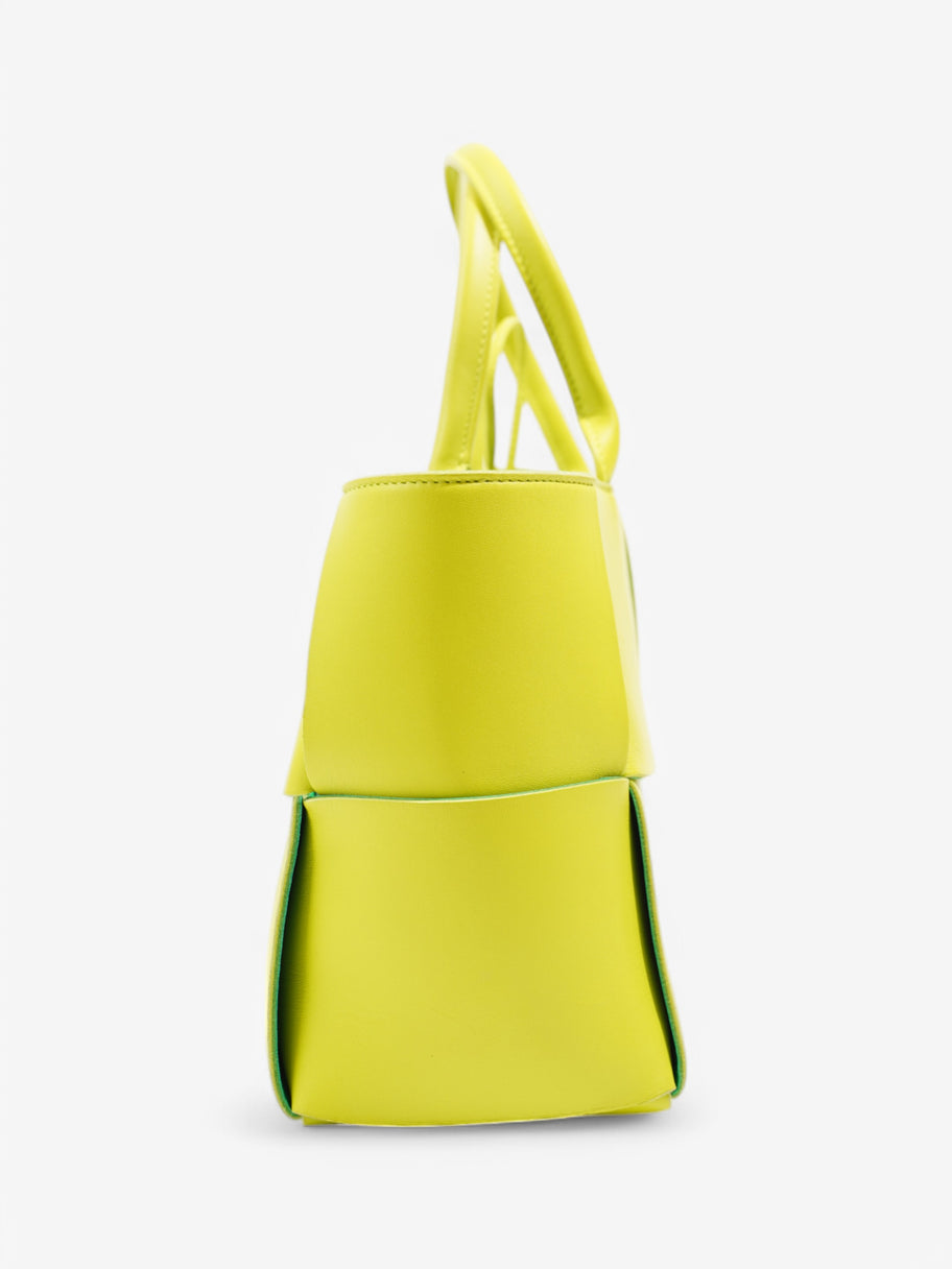 Bottega Veneta Acro Tote Lime Green Leather Small Image 3