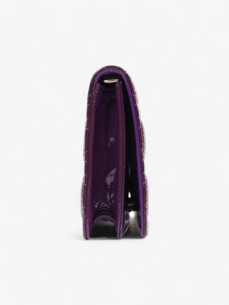 Christian Dior Long Flap Purple Patent Leather Image 5