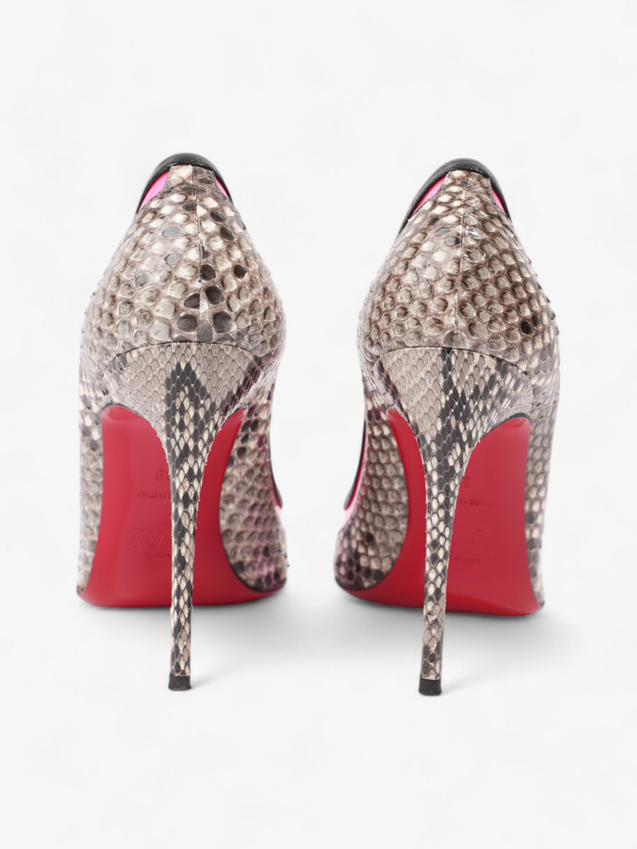 Christian Louboutin Paulina 100mm Python / Neon Pink / Black Python EU 39 UK 6 Image 6