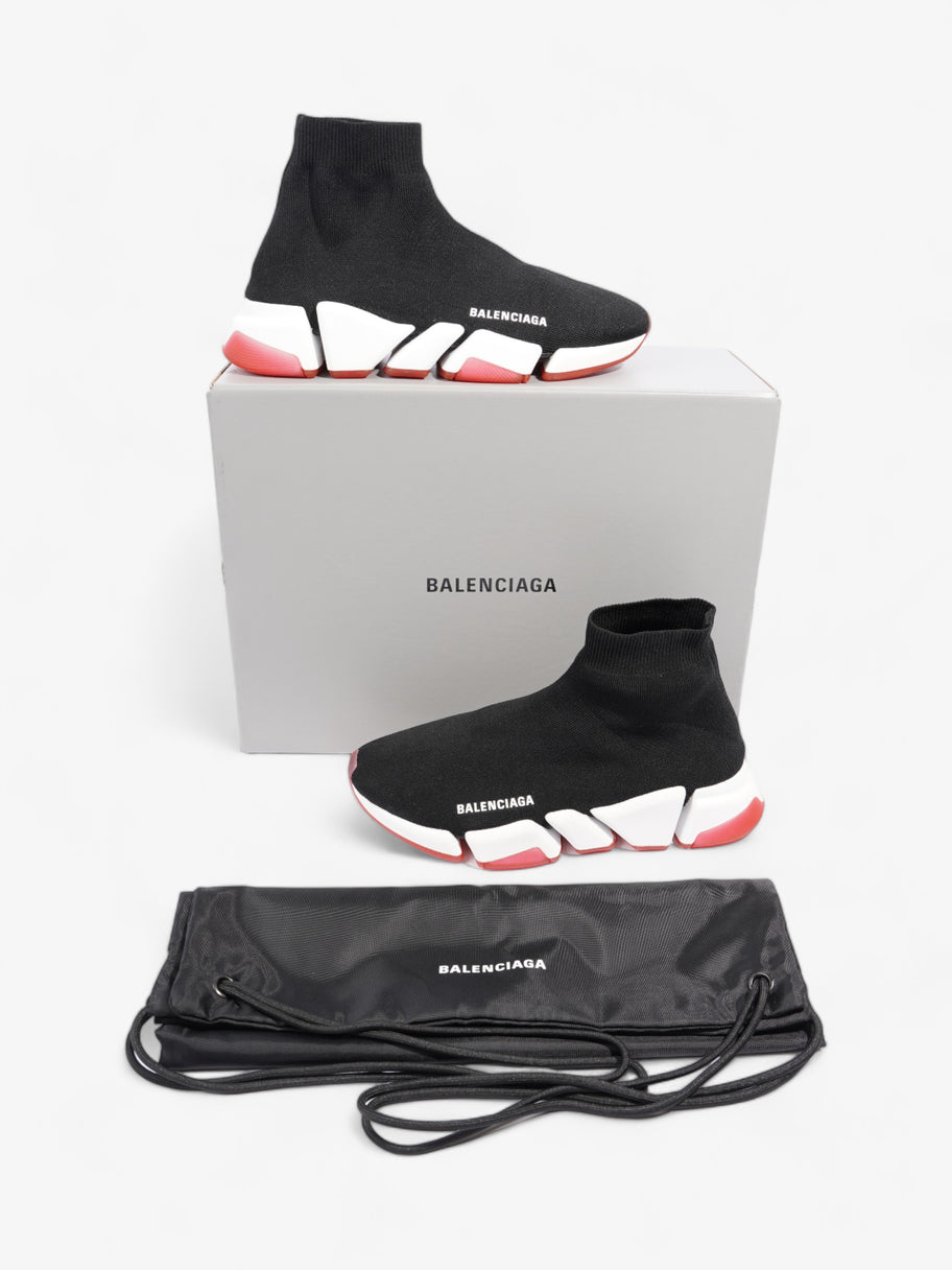 Balenciaga Speed 2.0 Black / Red Cotton EU 40 UK 6 Image 10