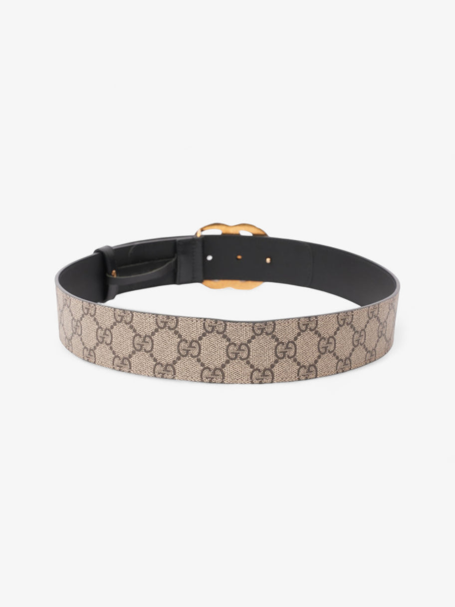 Gucci Double G Belt Beige And Ebony GG Supreme Coated Canvas 80cm 32