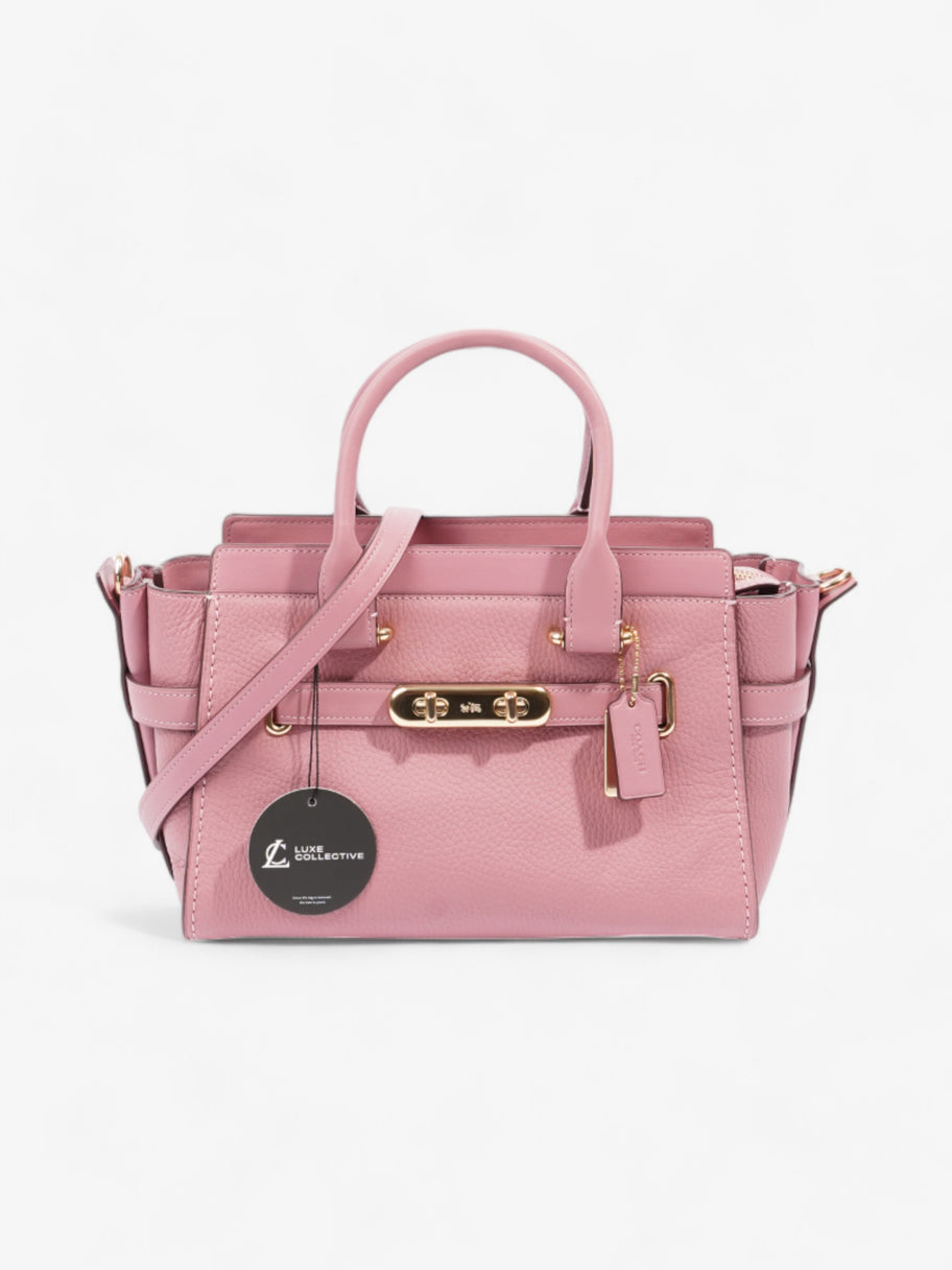 Coach Swagger 27 Rose Pink Leather Image 8