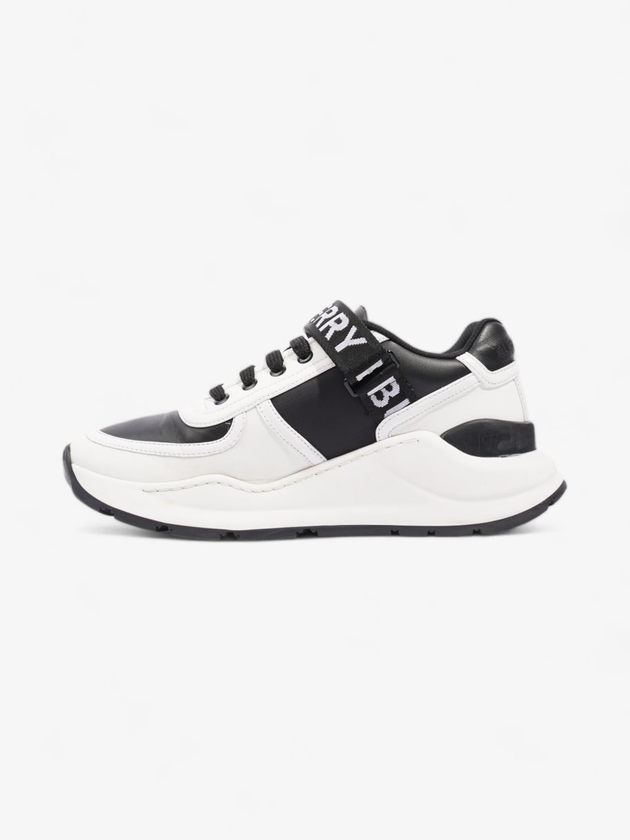 Burberry Ronnie Trainer Black / White Leather EU 38 UK 5 Image 3