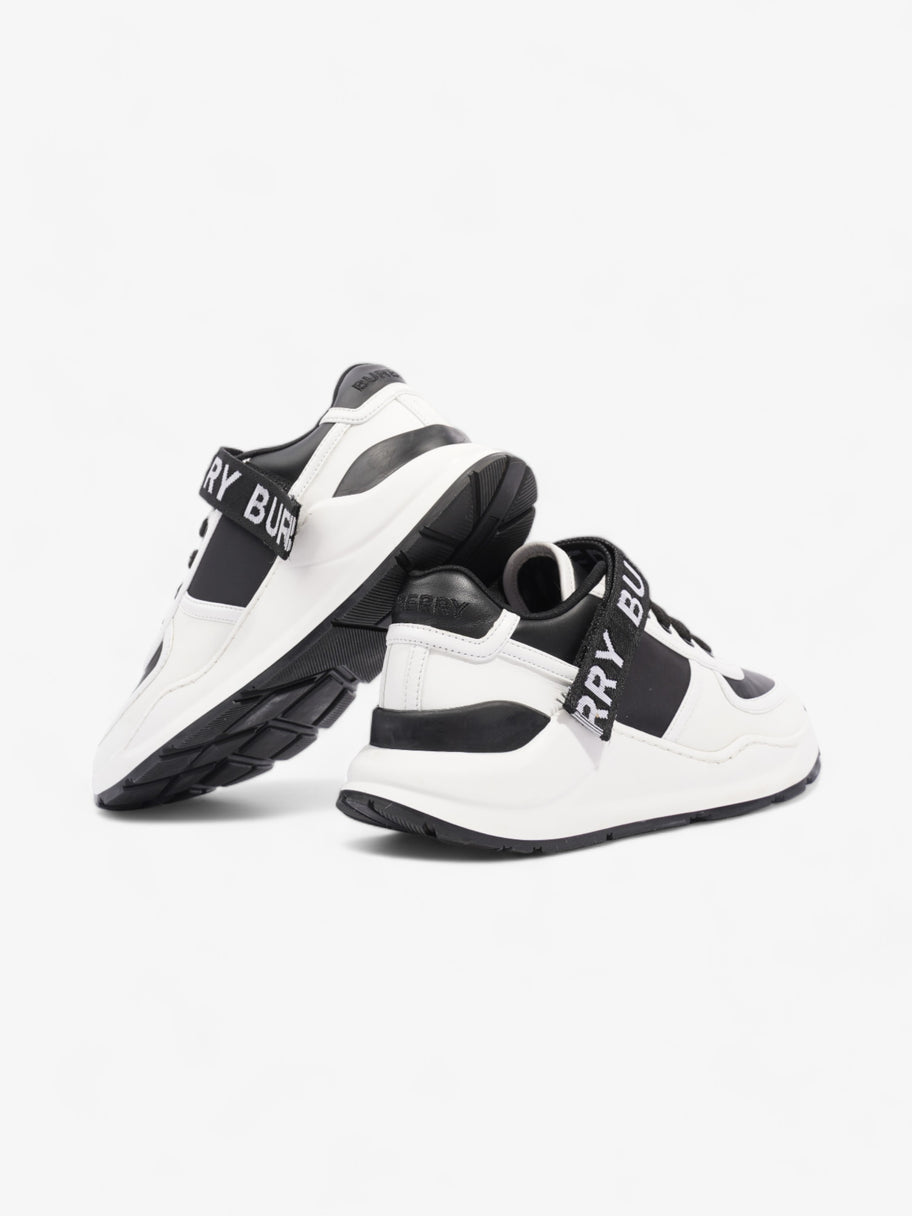 Burberry Ronnie Trainer Black / White Leather EU 38 UK 5 Image 9