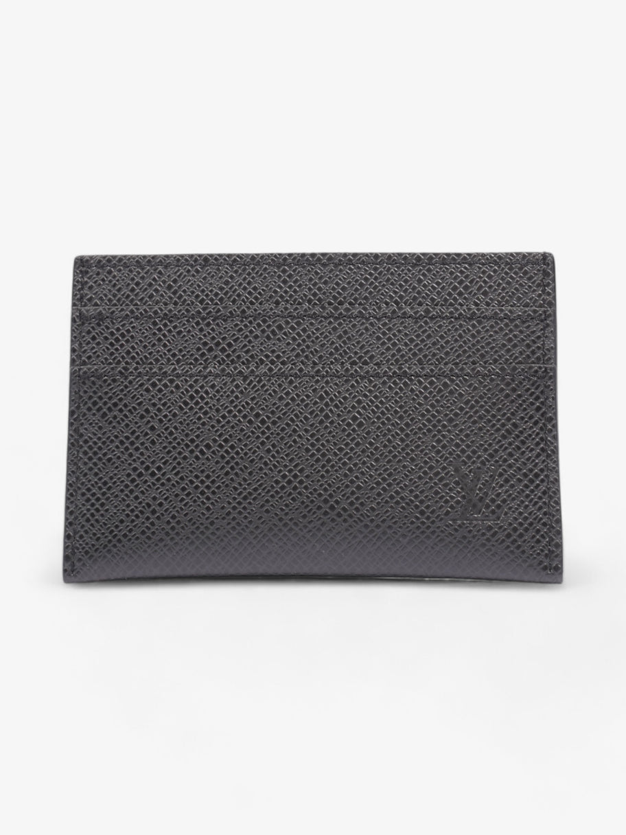 Louis Vuitton Porte Cartes Black Leather Image 1