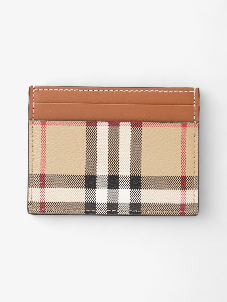 Burberry Sandon Card Case Archive Beige Polyurethane Image 1