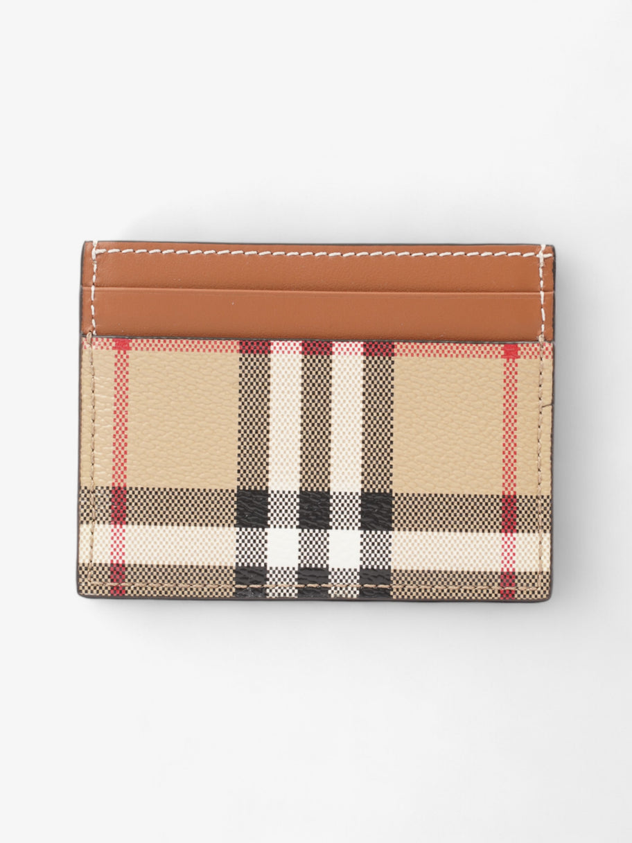 Burberry Sandon Card Case Archive Beige Polyurethane Image 2