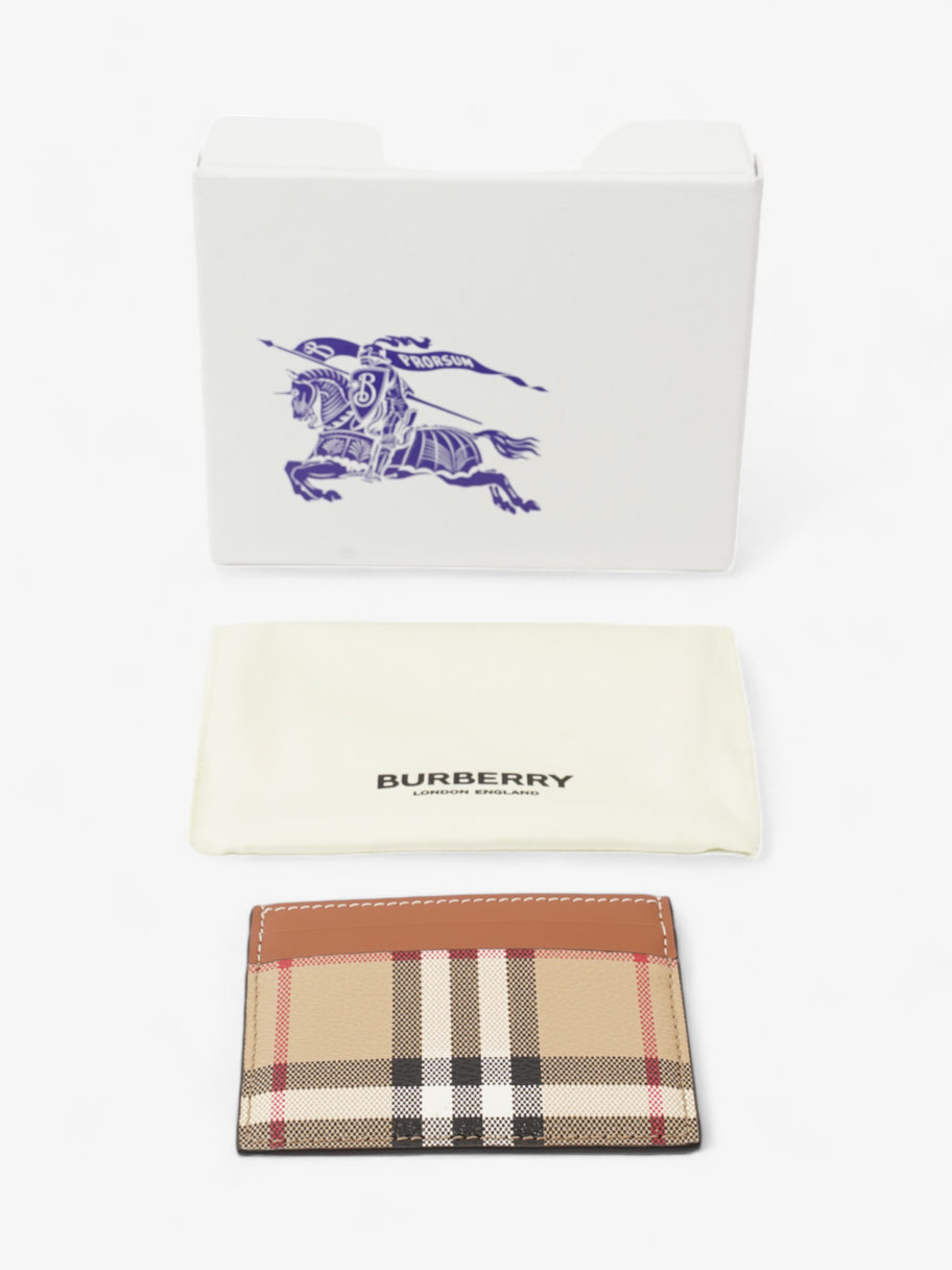 Burberry Sandon Card Case Archive Beige Polyurethane Image 7