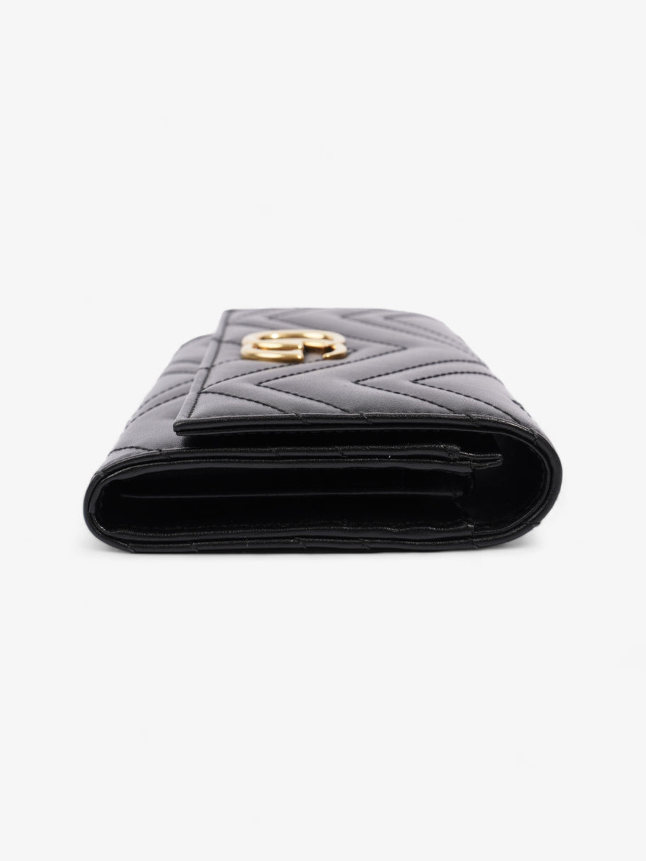 Gucci Gucci Marmont Continental Wallet Black Matelasse Leather Image 2