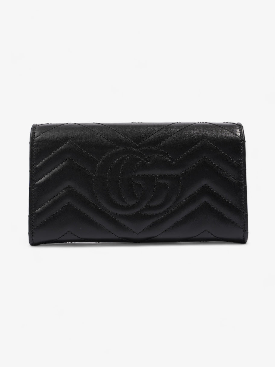 Gucci Gucci Marmont Continental Wallet Black Matelasse Leather Image 3