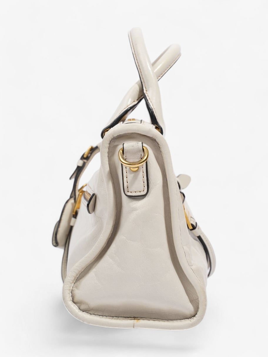 Miu Miu Bauletto Satchel Cream Leather Image 3