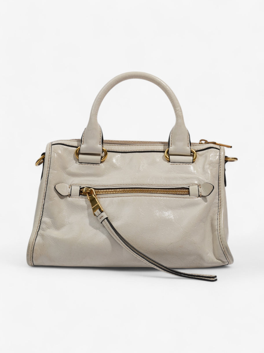 Miu Miu Bauletto Satchel Cream Leather Image 6