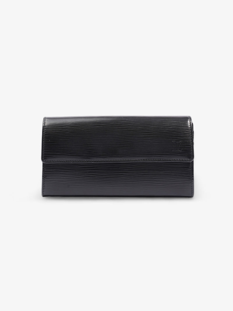  Sarah Wallet Black Epi Leather