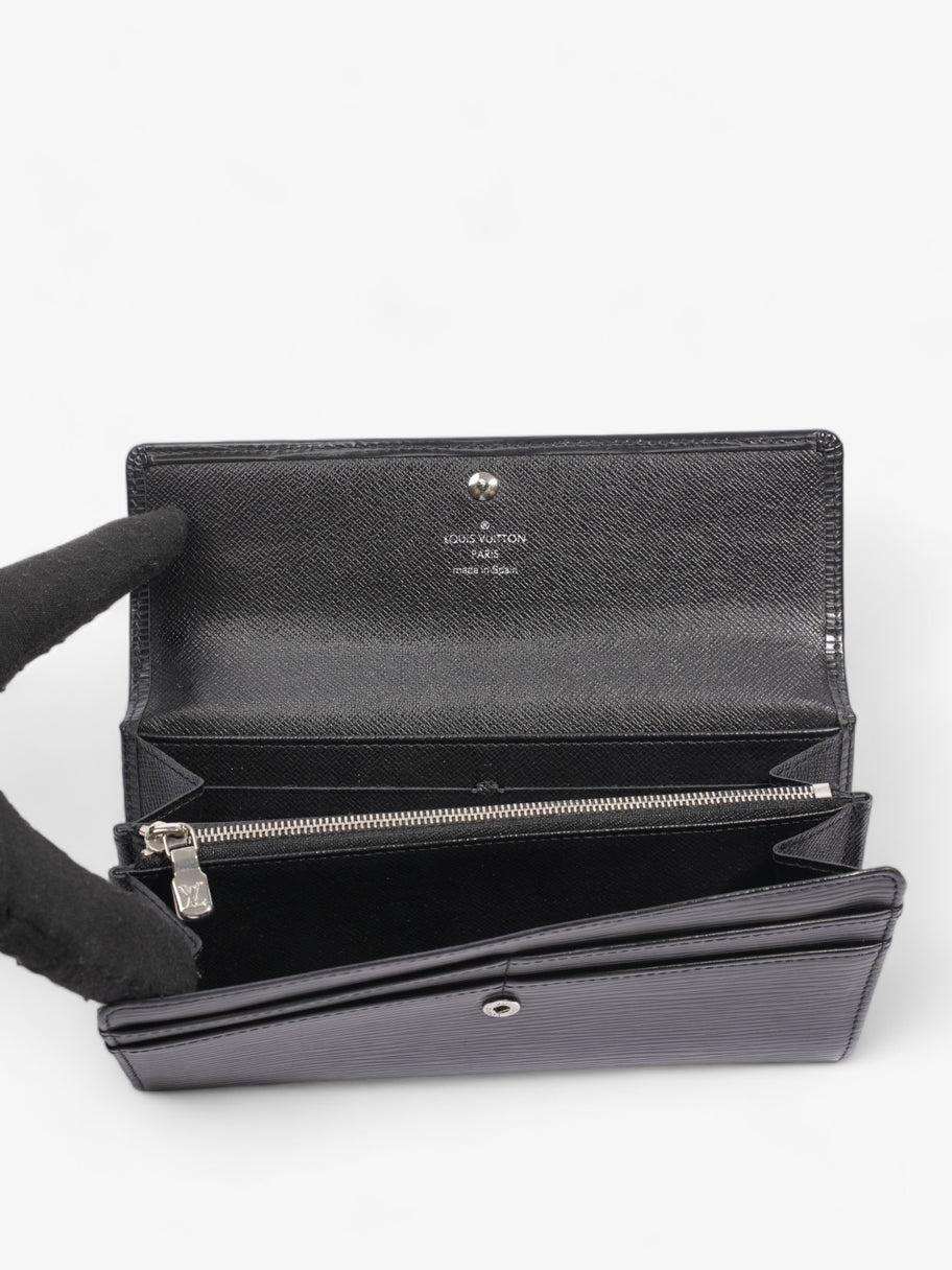 Sarah Wallet Black Epi Leather Image 7