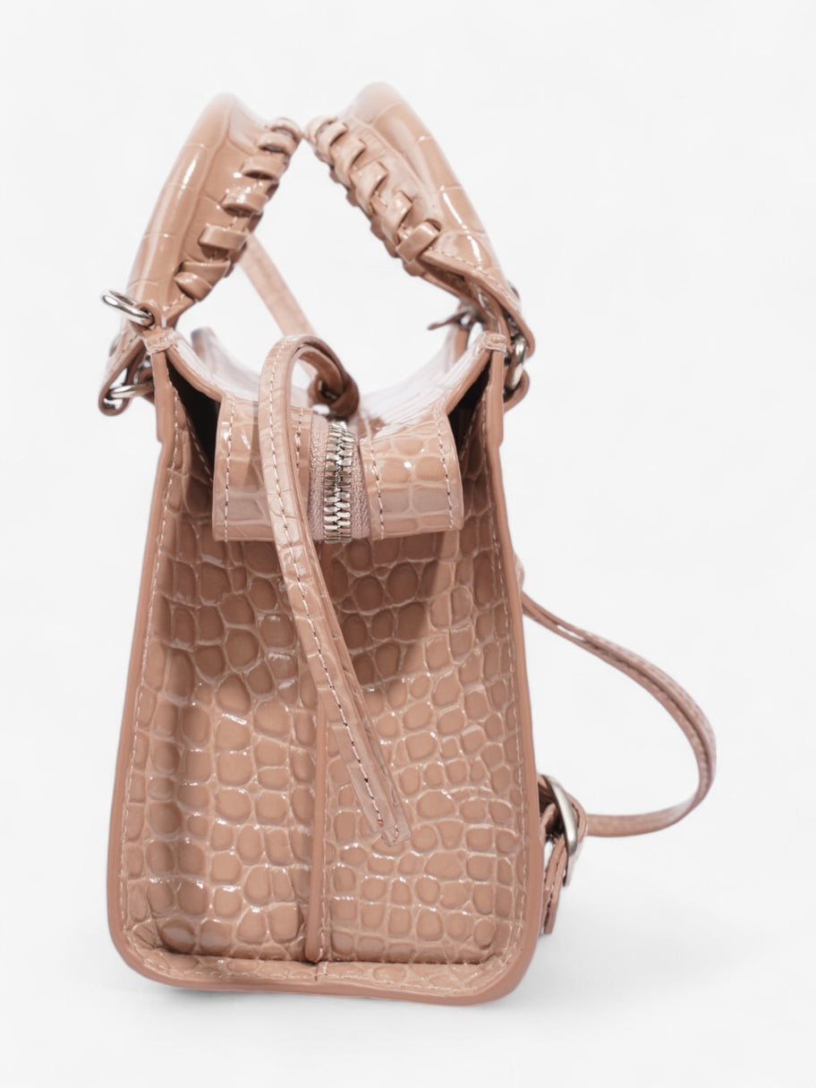 Balenciaga Le City Rose Beige  Embossed Leather Mini Image 5