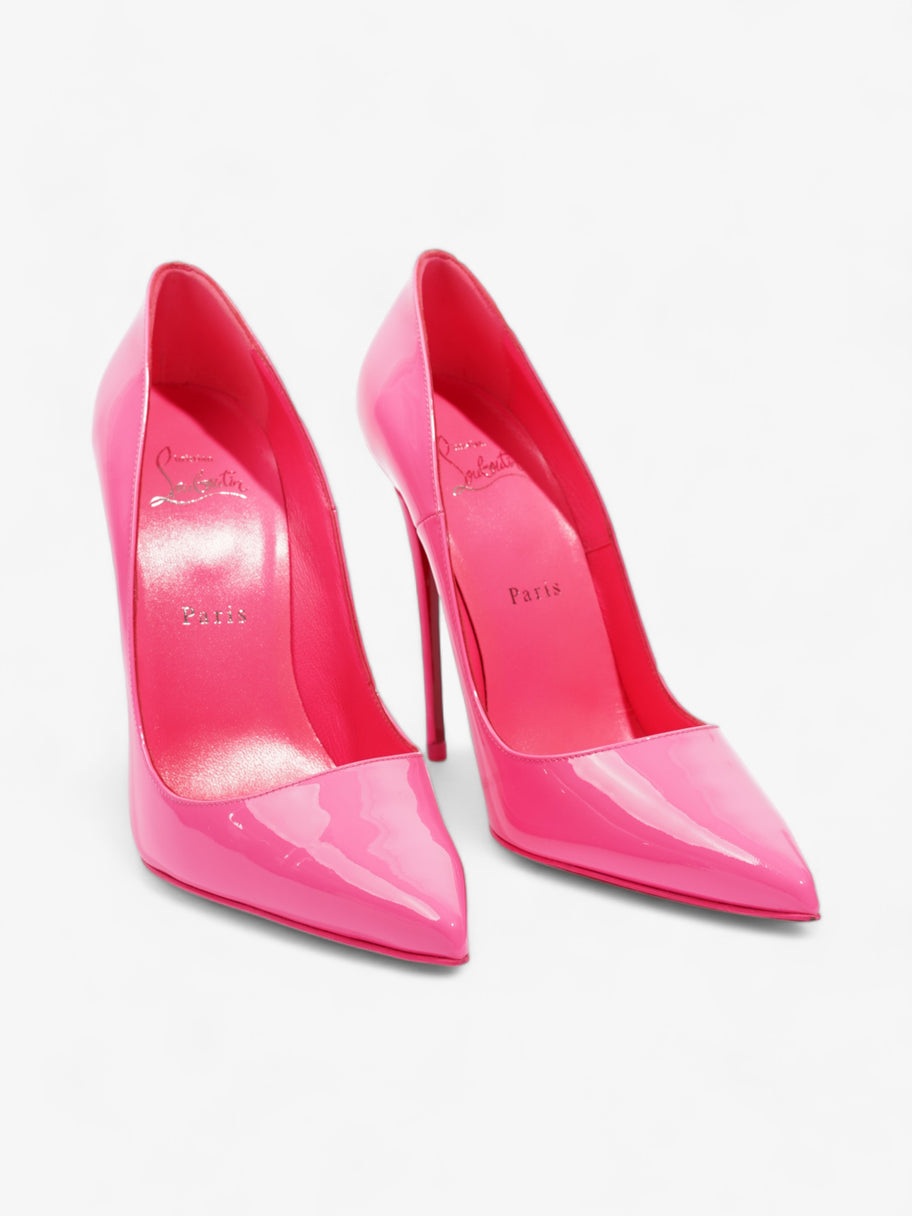 Christian Louboutin So Kate 120 Pink Patent Leather EU 38.5 UK 5.5 Image 2