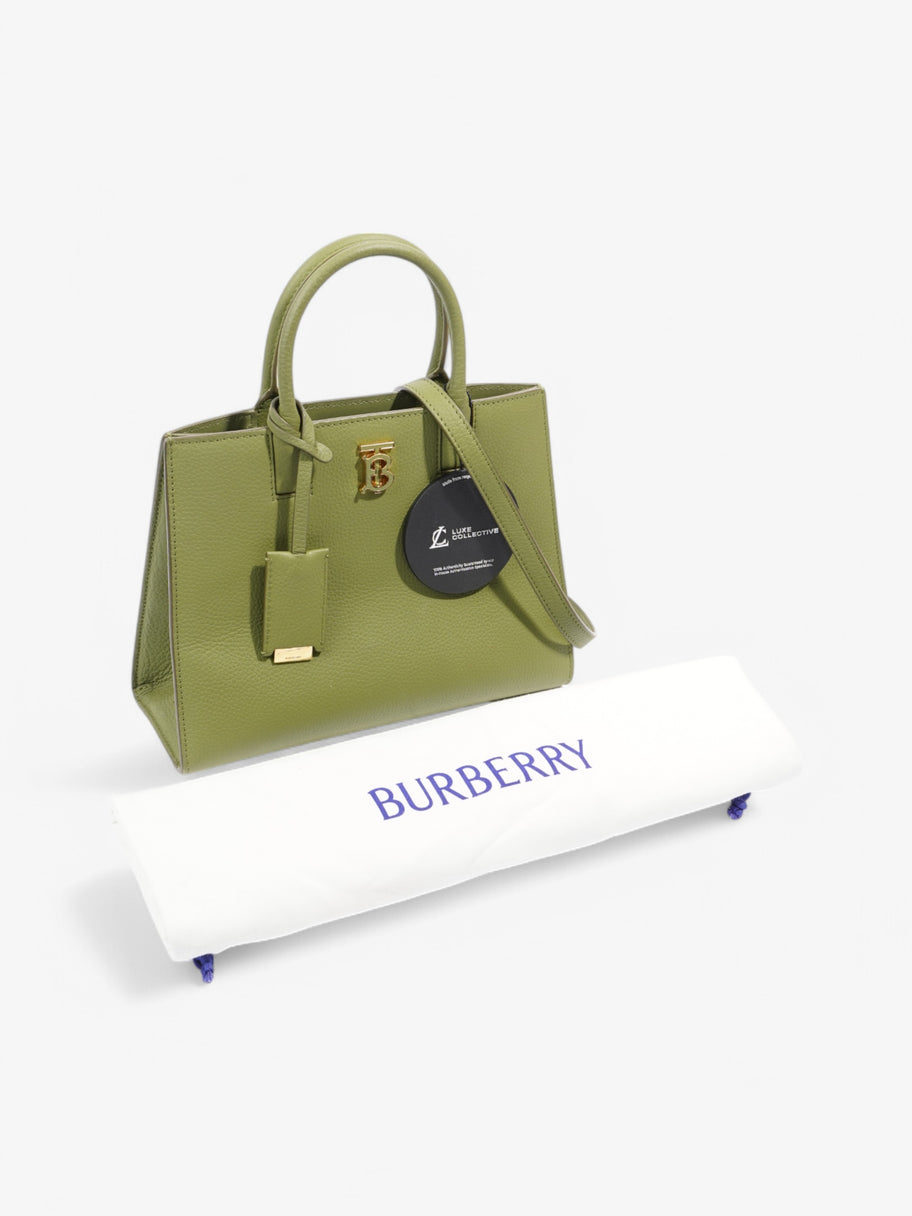 Burberry Burberry TB Frances Green Leather Small Image 9