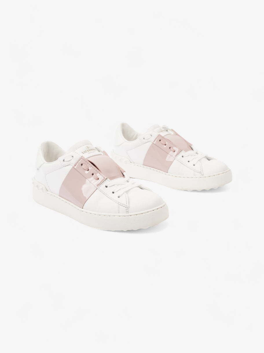 Valentino Open Stripe White / Pink Leather EU 37 UK 4 Image 2