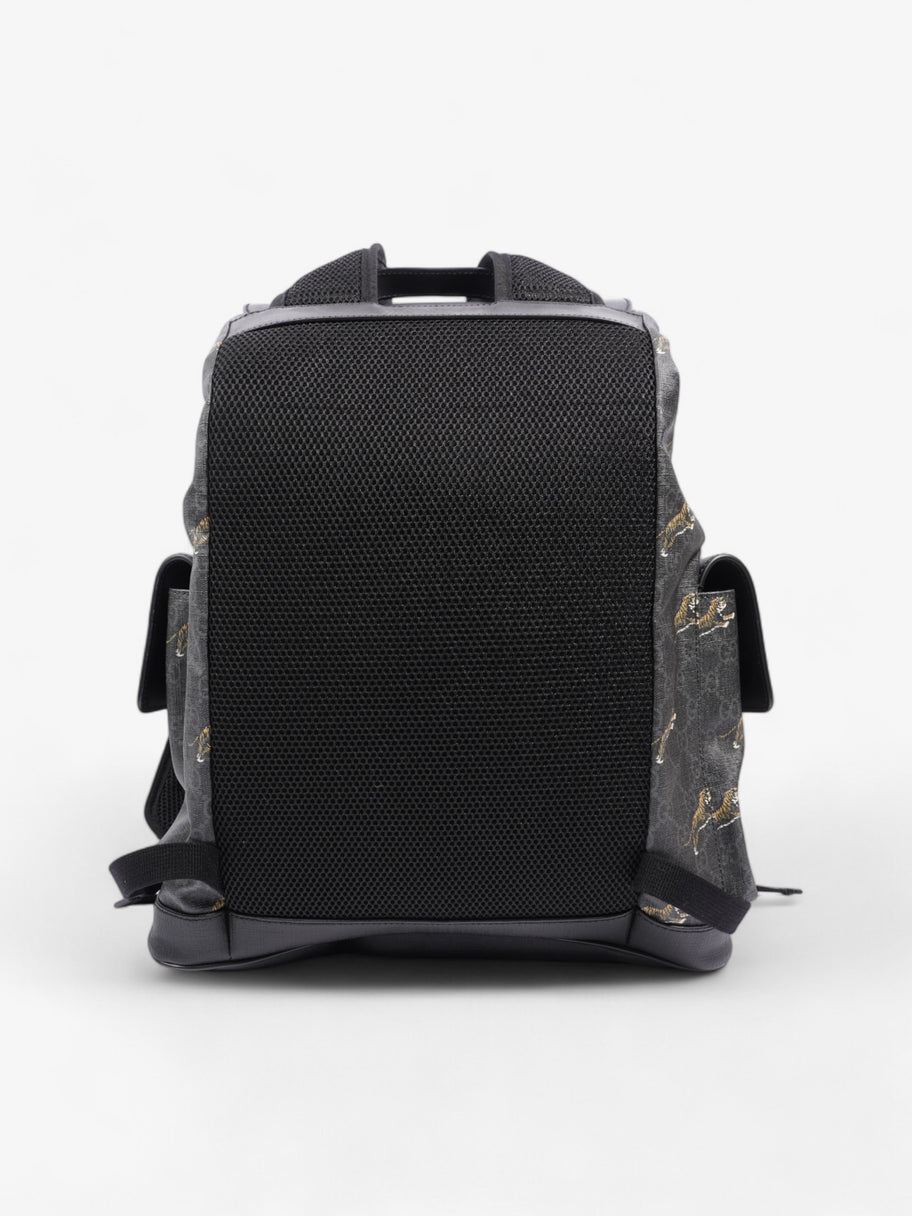 Gucci Tiger Backpack GG Supreme / Black Canvas Image 4