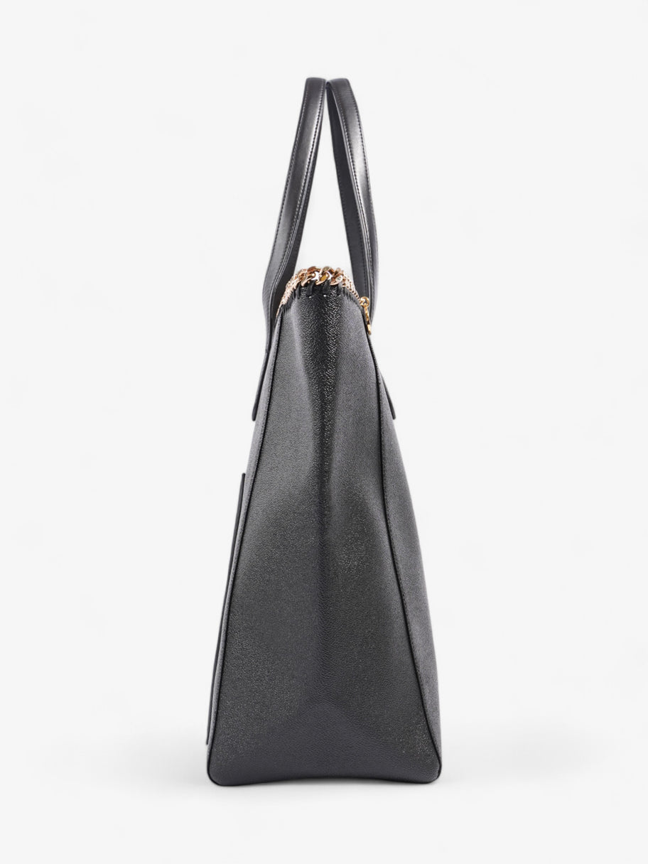 Stella McCartney Large Tote Black Leather Image 5