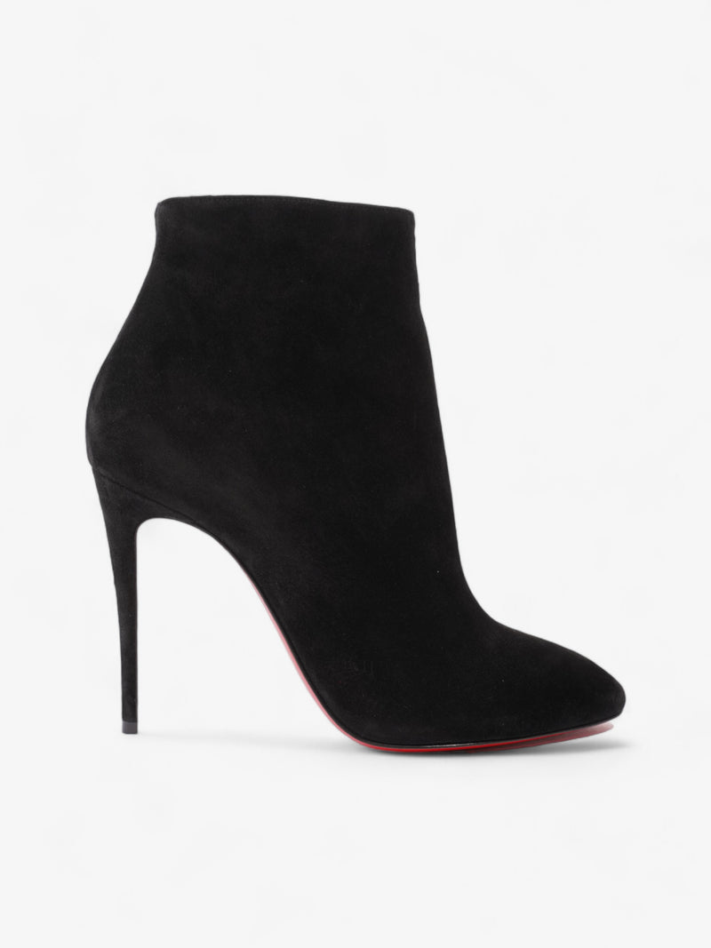  Christian Louboutin Eloise Booty  100 Black Suede EU 40 UK 7