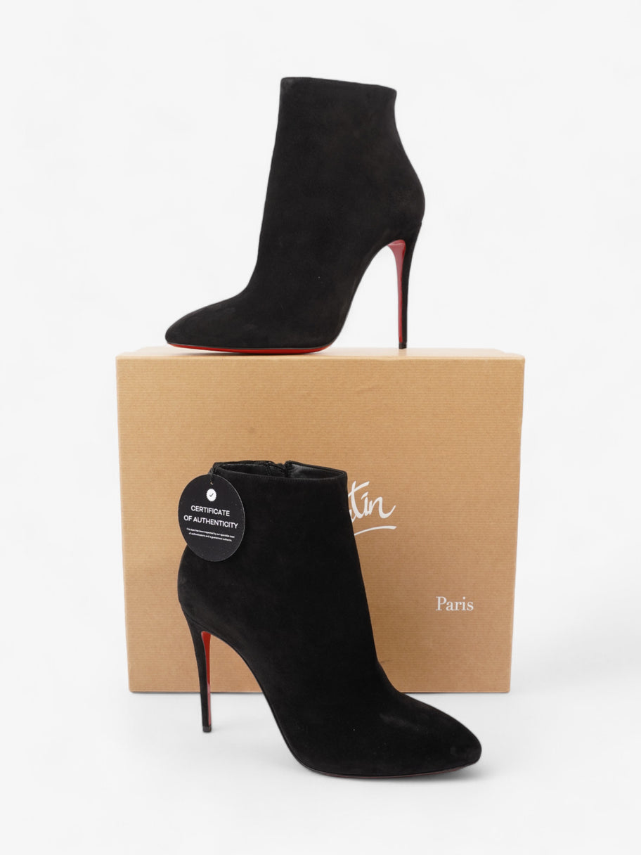 Christian Louboutin Eloise Booty  100 Black Suede EU 40 UK 7 Image 10