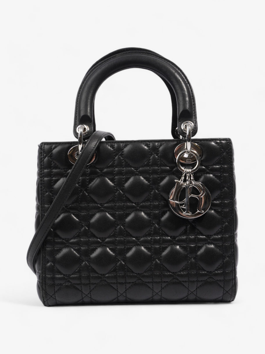 Christian Dior Lady Dior Black Leather Medium Image 1