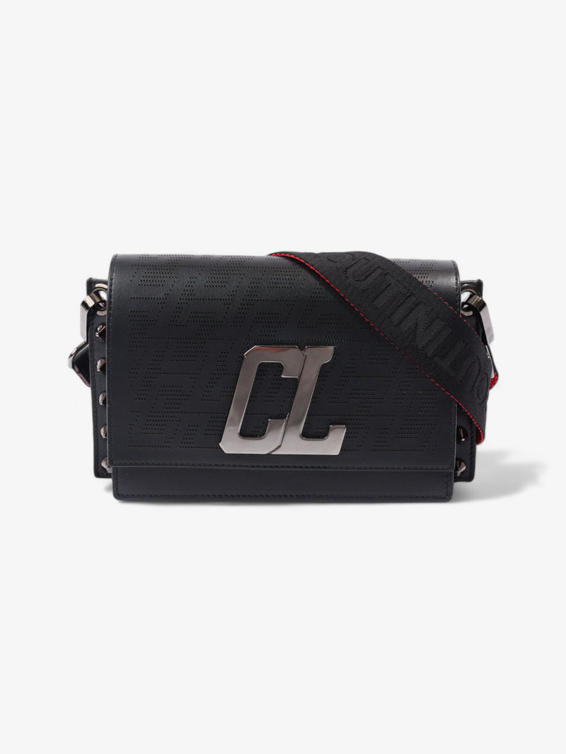  Christian Louboutin Wallstrap Messenger Bag Black / Red Leather