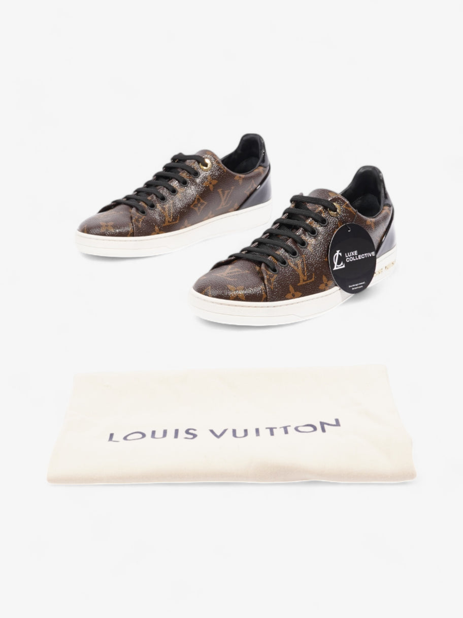 Louis Vuitton Frontrow Sneakers Brown Monogram / Black Coated Canvas EU 37.5 UK 4.5 Image 10