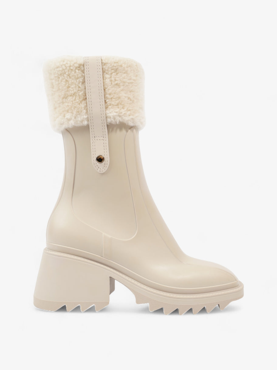 Chloe Betty Rainboots Beige Rubber EU 38 UK 5 Image 1