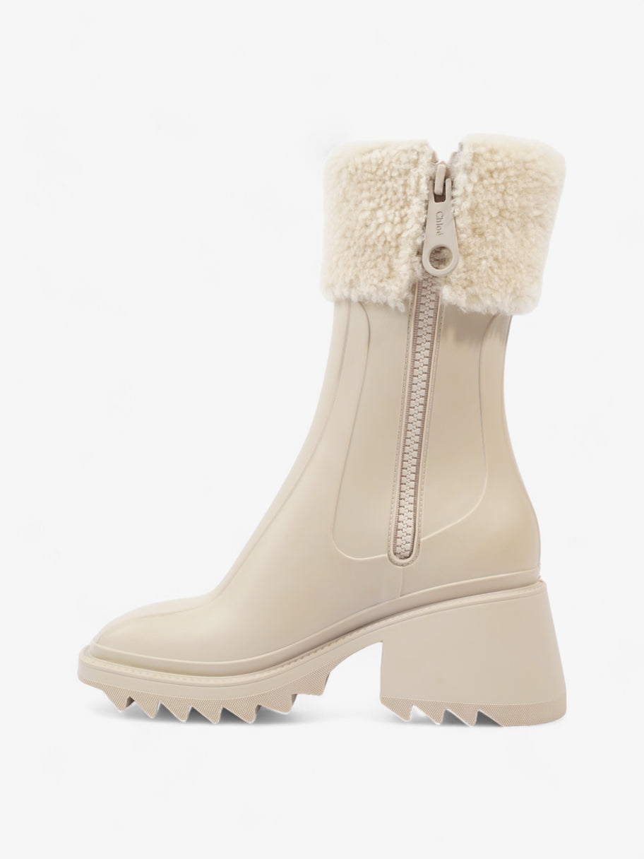 Chloe Betty Rainboots Beige Rubber EU 38 UK 5 Image 3