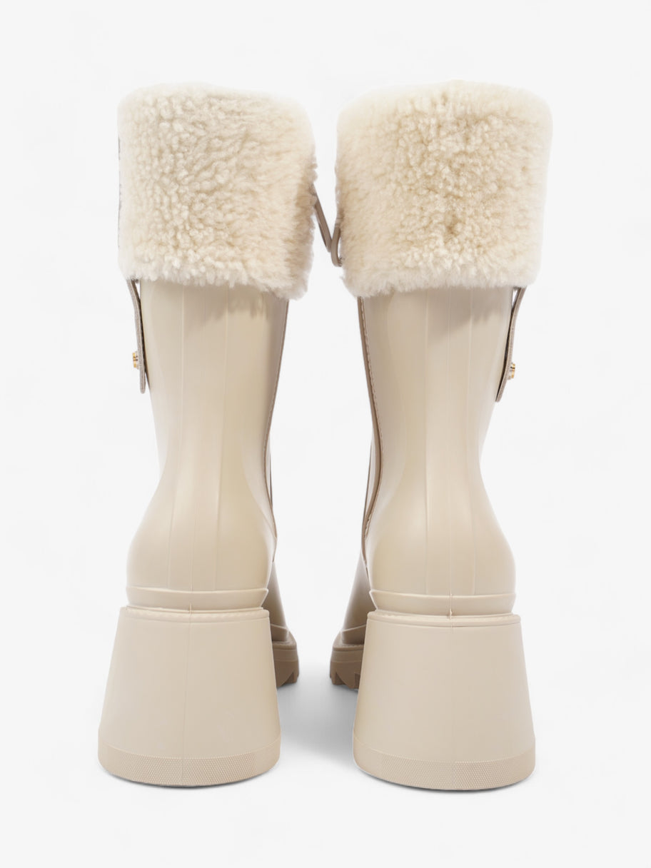 Chloe Betty Rainboots Beige Rubber EU 38 UK 5 Image 6