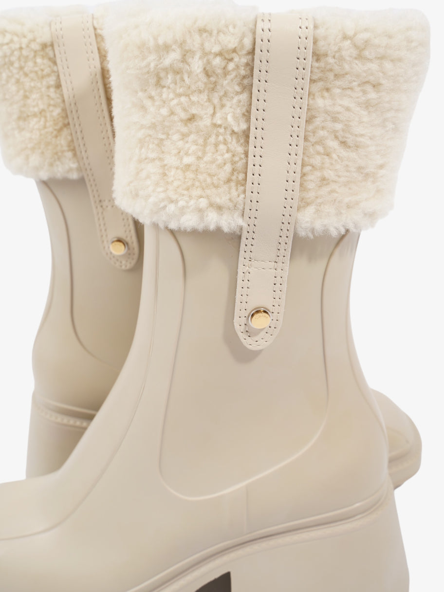 Chloe Betty Rainboots Beige Rubber EU 38 UK 5 Image 8