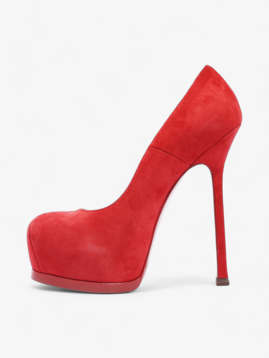 Saint Laurent Tribute 120 Red Suede EU 37.5 UK 4.5 Image 3