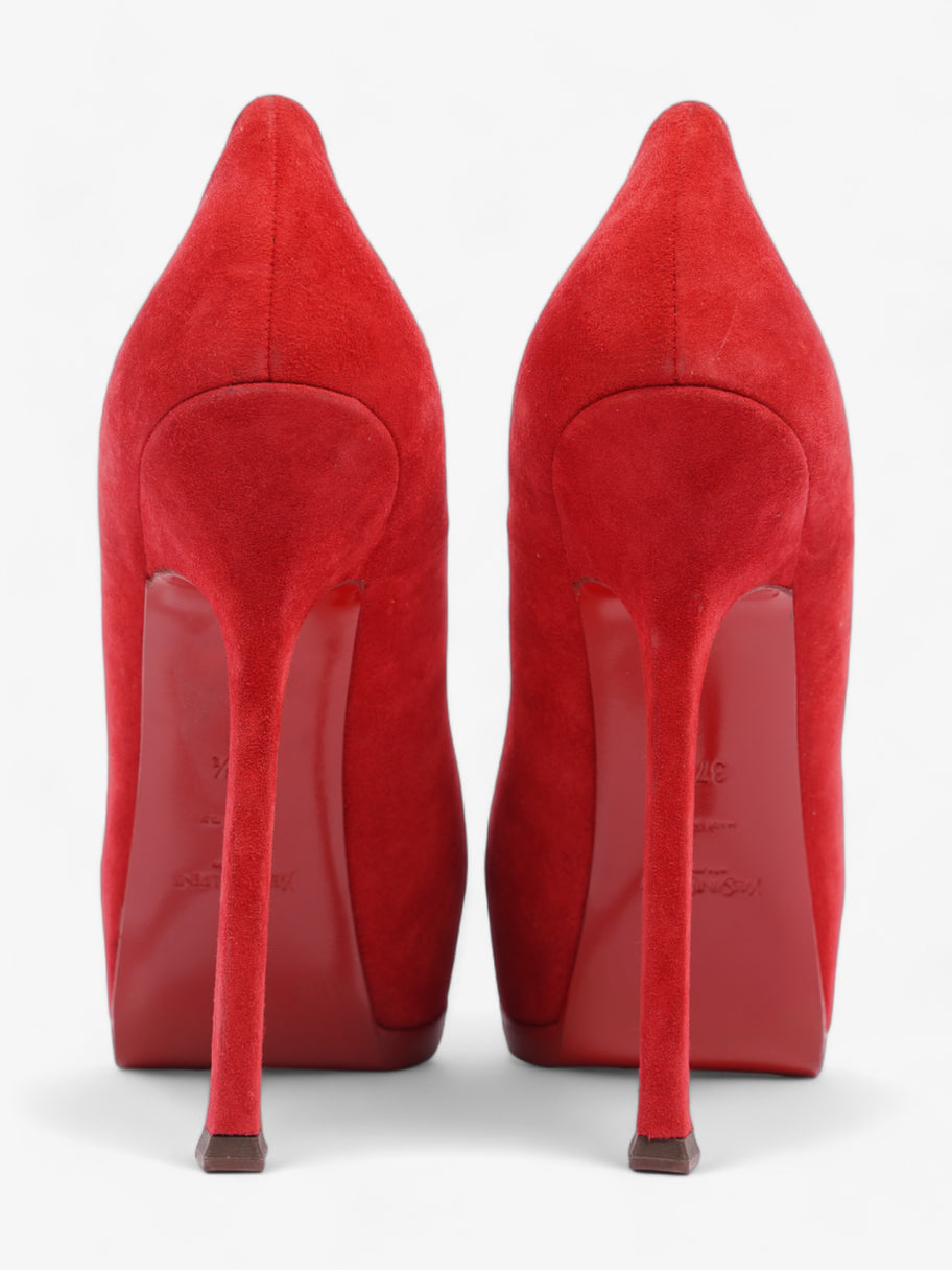 Saint Laurent Tribute 120 Red Suede EU 37.5 UK 4.5 Image 6