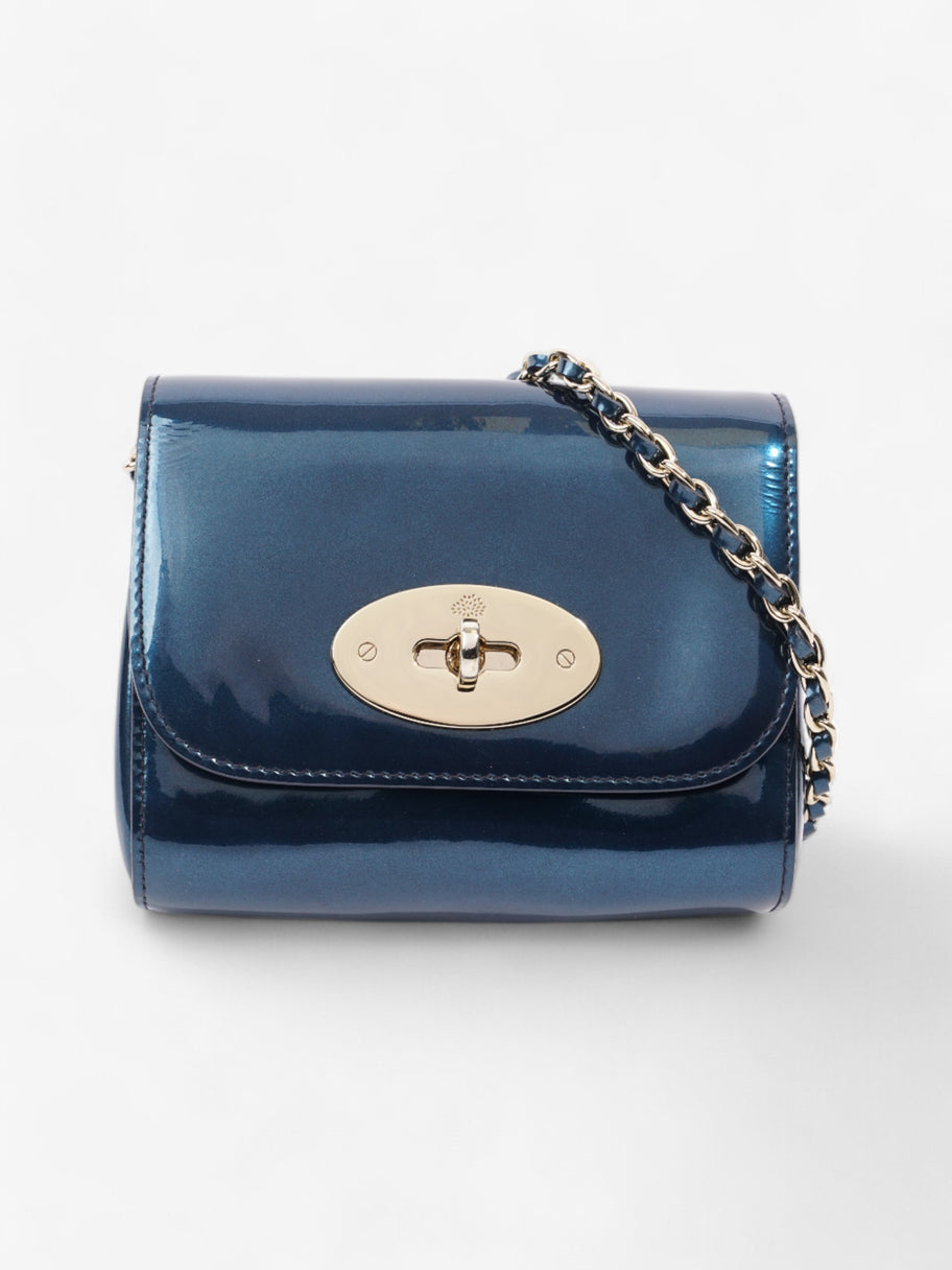 Mulberry Lily Metallic Blue Patent Leather Mini Image 1