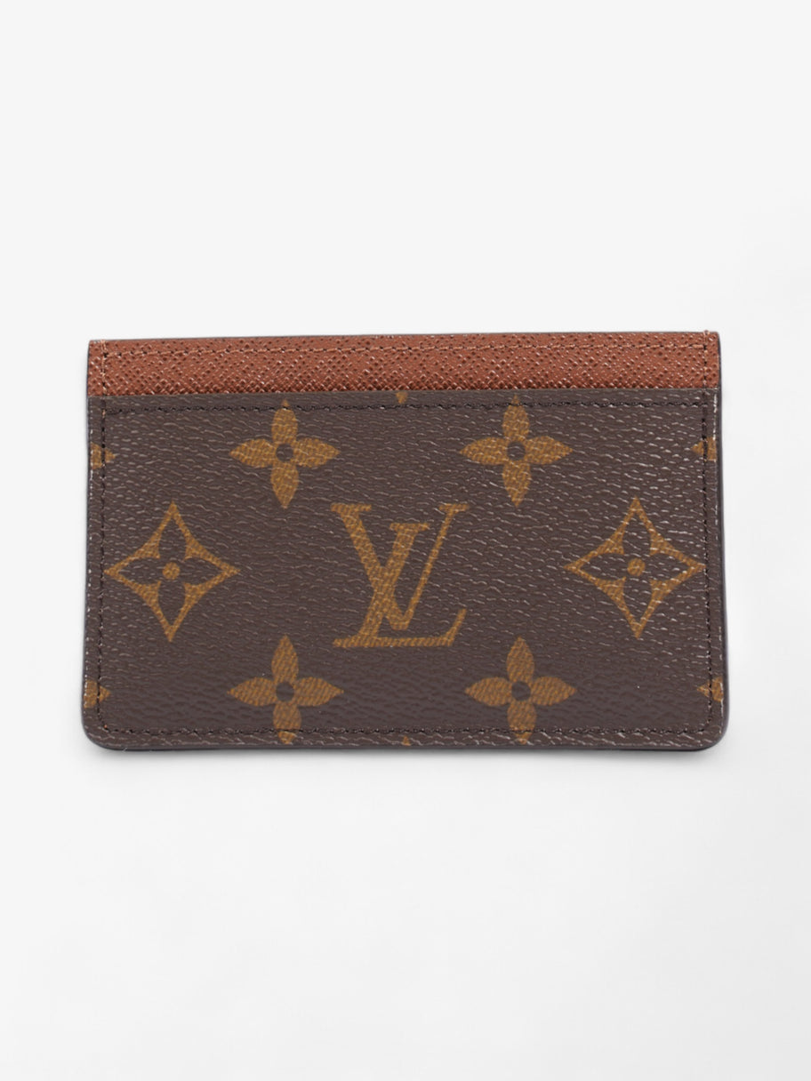 Louis Vuitton Card Holder Monogram / Brown Coated Canvas Image 1