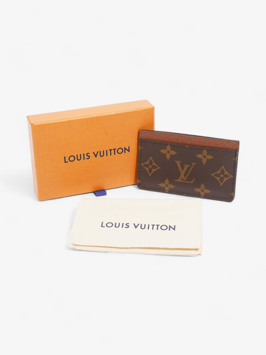 Louis Vuitton Card Holder Monogram / Brown Coated Canvas Image 6