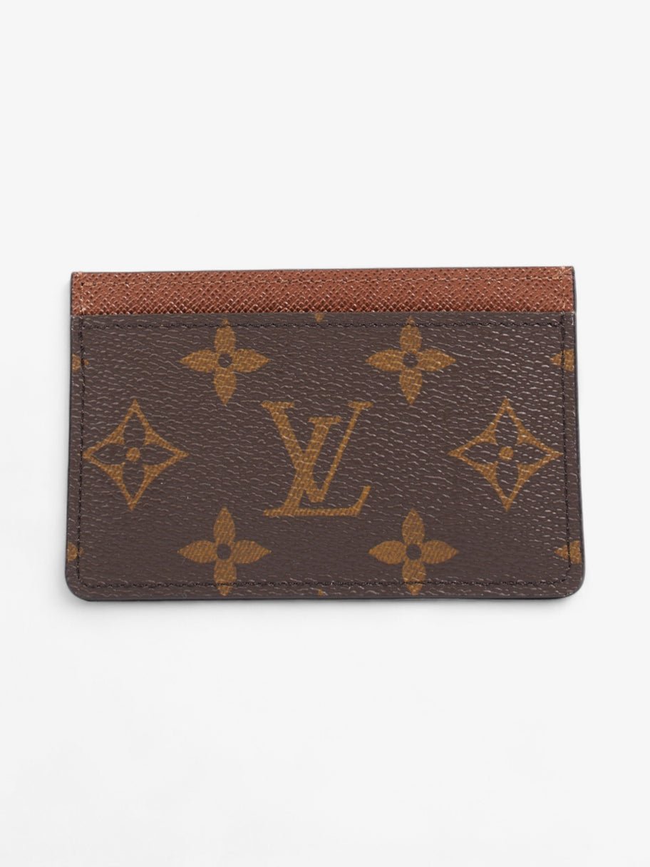 Louis Vuitton Card Holder Monogram / Brown Coated Canvas Image 3