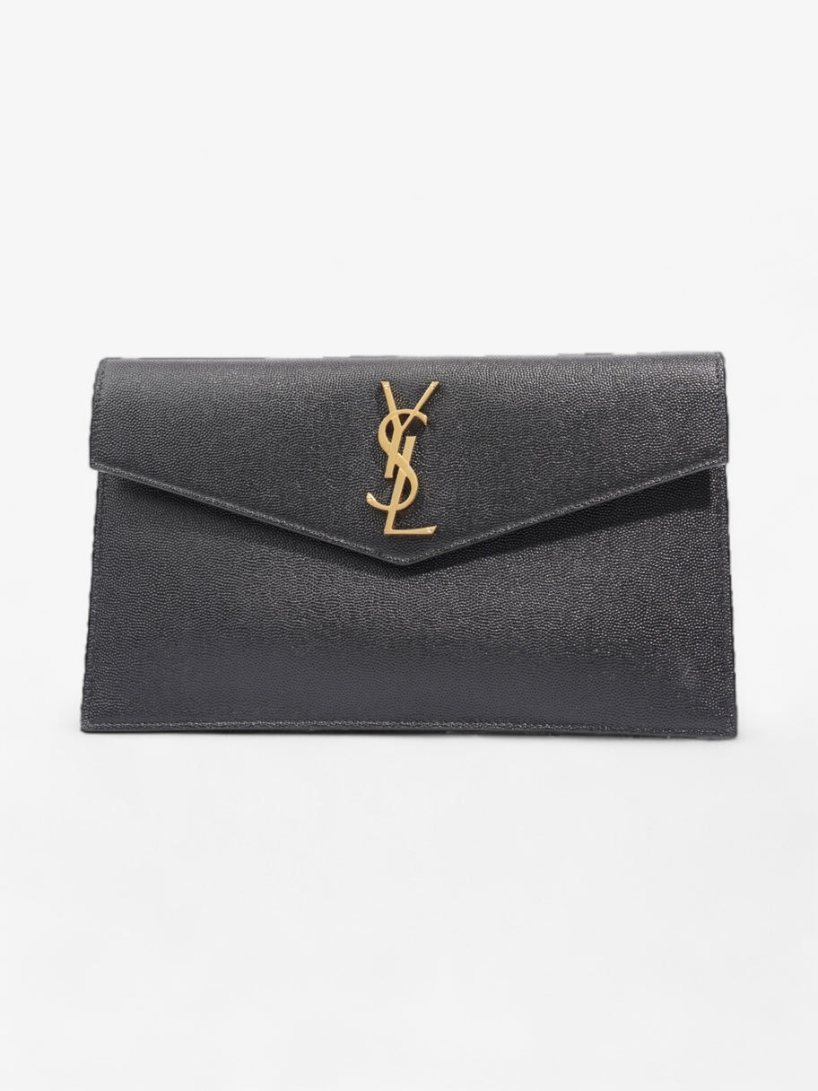 Saint Laurent Uptown Clutch Black Leather Image 1