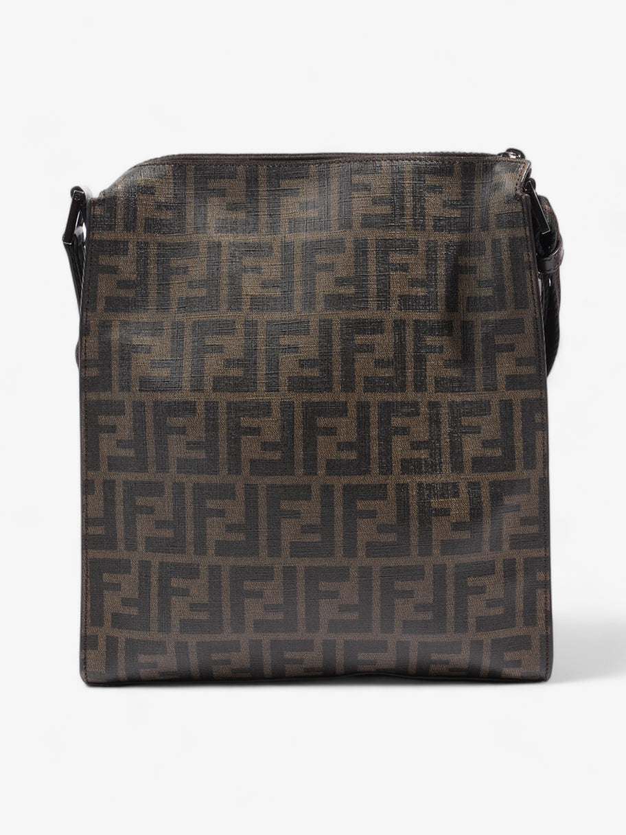 Fendi Zucca Shoulder Bag Brown Canvas Image 4