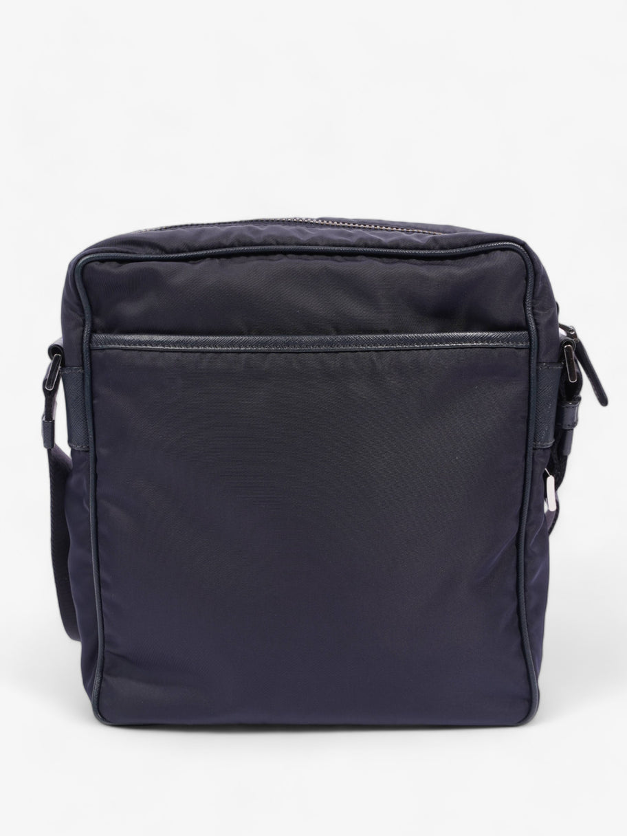 Nylon Messenger Bag Navy Nylon Large Image 2