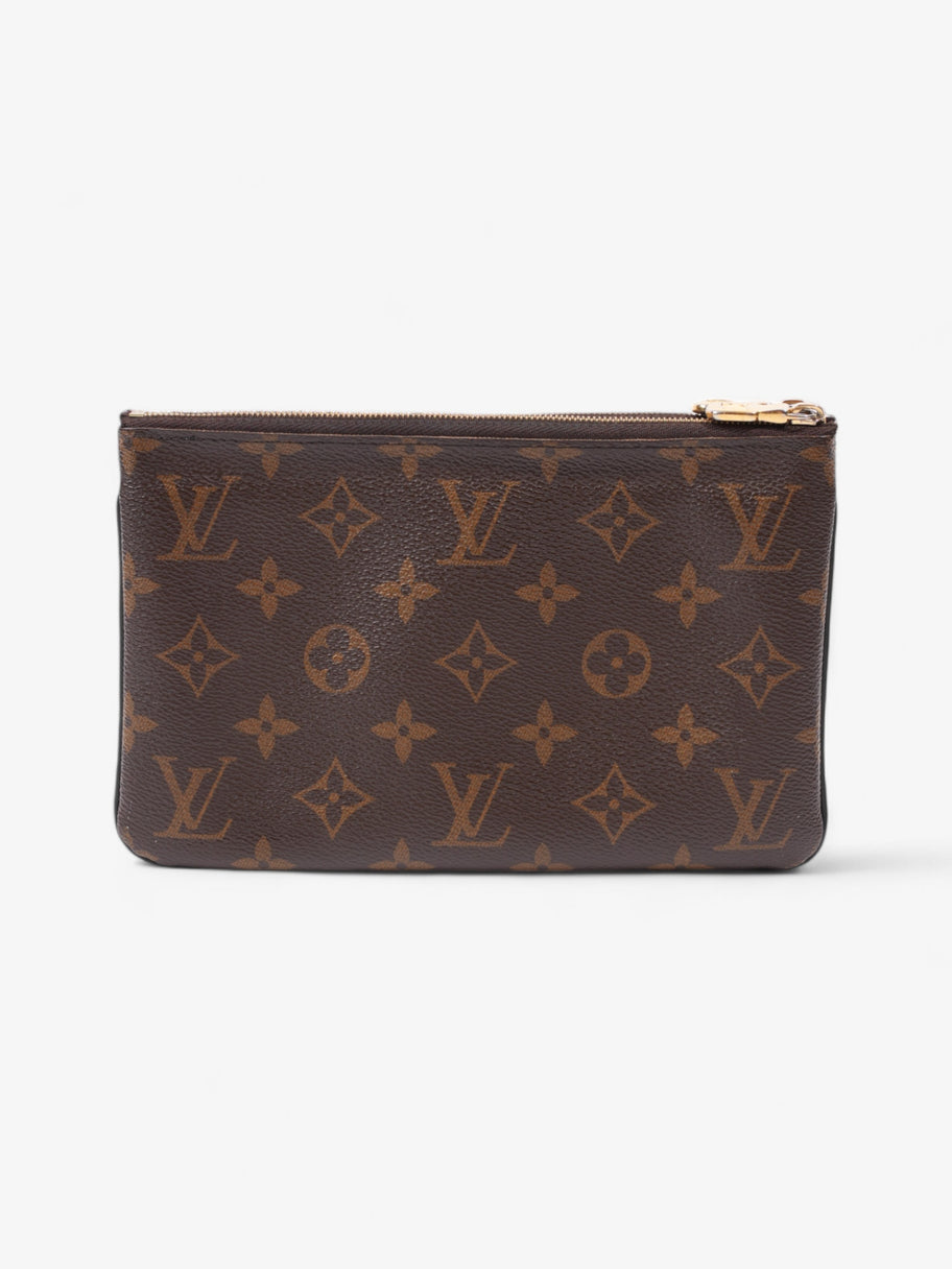 Louis Vuitton Double Zip Pochette Monogram / Reverse Monogram Coated Canvas Image 4