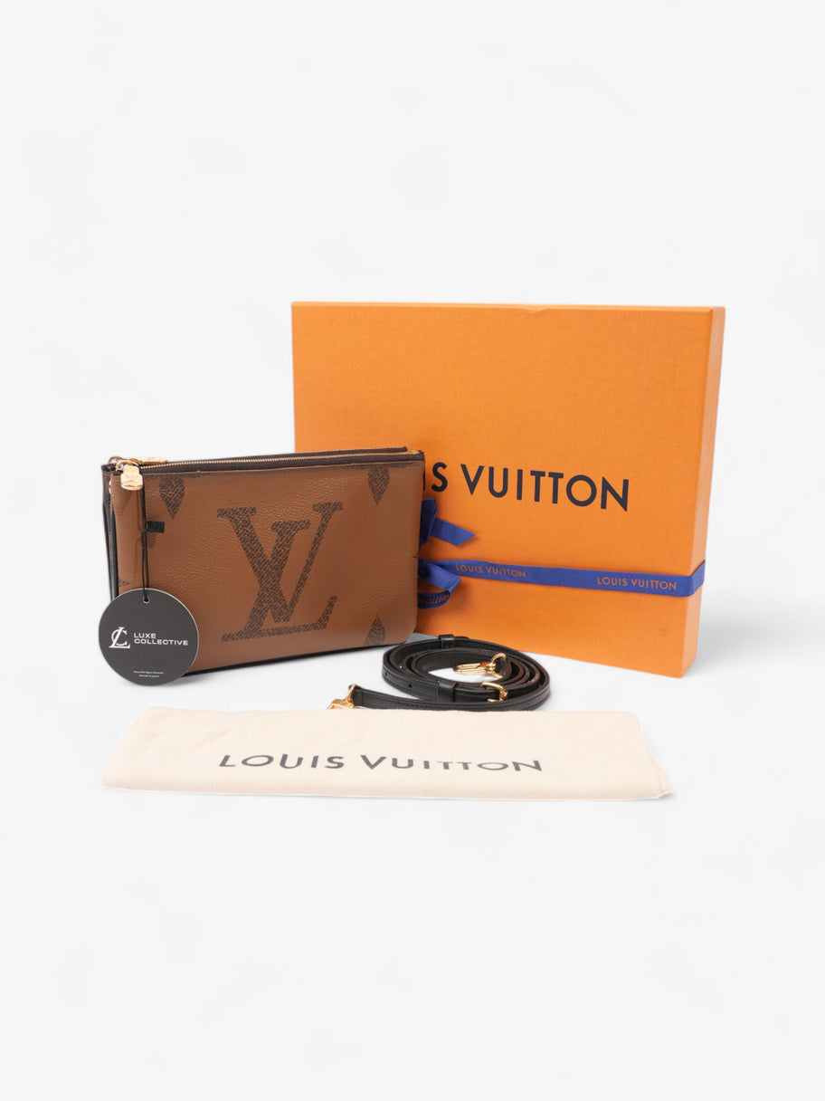 Louis Vuitton Double Zip Pochette Monogram / Reverse Monogram Coated Canvas Image 10