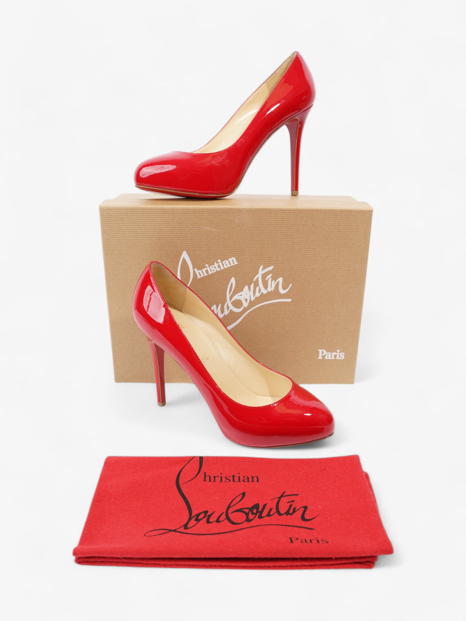 Christian Louboutin New Declic 120 Red Patent Leather EU 38.5 UK 5.5 Image 9