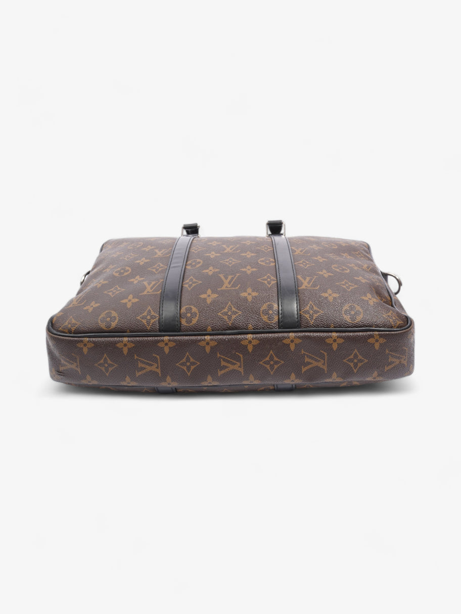 Louis Vuitton Porte-Documents Voyage Monogram / Black Coated Canvas PM Image 6