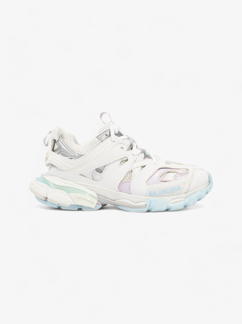  Balenciaga Tracks White  / Pink / Light Blue Mesh EU 37 UK 4