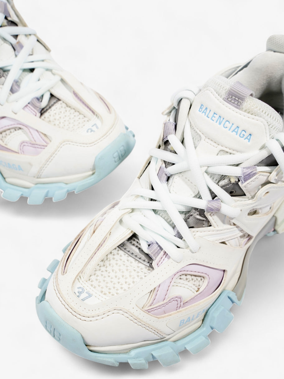 Balenciaga Tracks White  / Pink / Light Blue Mesh EU 37 UK 4 Image 10